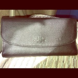 Leather Coach wallet